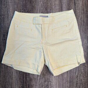 FINAL PRICE❗️CLOSET CLOSING Banana Republic Yellow Striped Shorts - Size 2
